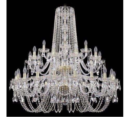 Подвесная люстра Bohemia Ivele Crystal 1402/20+10+5/400/2d/G 1402