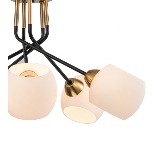 Люстра на штанге Escada 2113/5P Copper/Black Bond