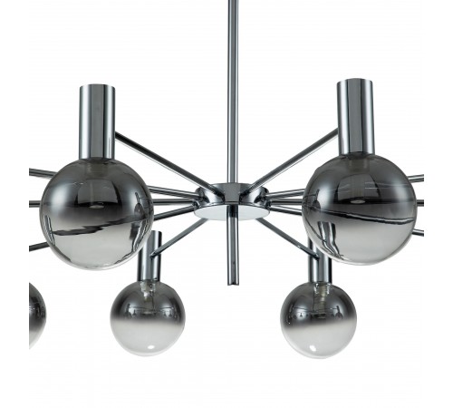 Люстра на штанге Indigo 13015/10R Chrome Collana