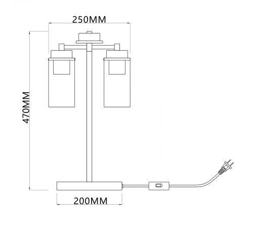Настольная лампа декоративная Escada 2118/2 Dinasty
