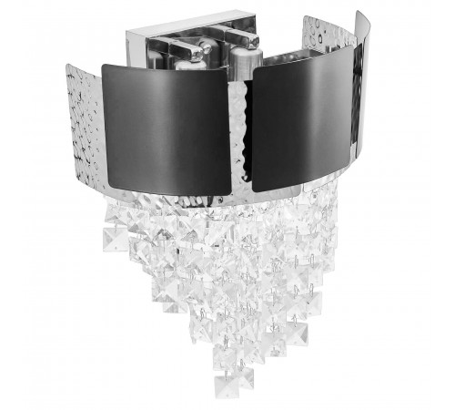 Накладной светильник LUMINA DECO LDW 7045-2 BK+CHR MOLINA