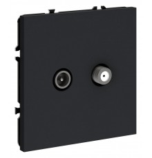 ТВ-розетка и SAT-розетка оконечная без рамки Voltum VLS060407 S70