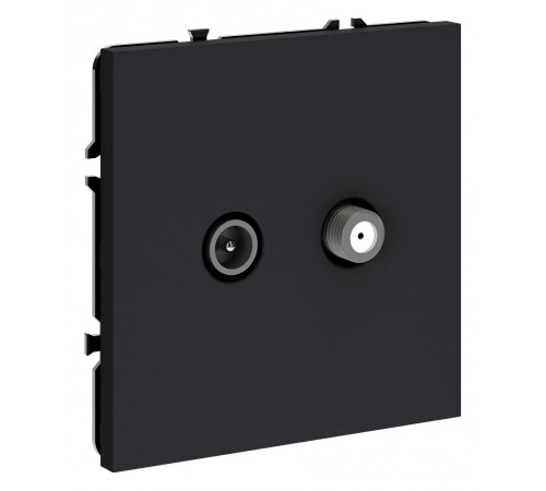 ТВ-розетка и SAT-розетка оконечная без рамки Voltum VLS060407 S70