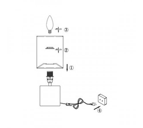 Настольная лампа декоративная Globo 21676 Geri