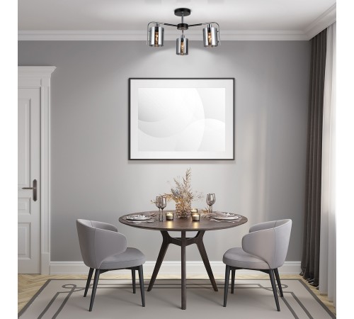 Люстра на штанге Escada 671/3P Chrome Elegant