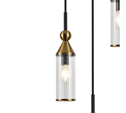 Подвесной светильник Indigo 13037/3S Black Torazzo