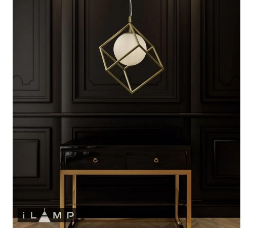 Подвесной светильник iLamp P2483-1S GD Golden