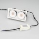 Встраиваемый светильник Arlight 028150 CL-SIMPLE-S148x80-2x9W Day4000 (WH, 45 deg)