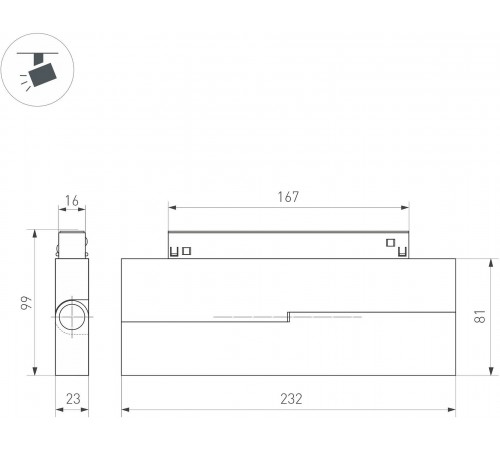 Накладной светильник Arlight 049995 MAG-ORIENT