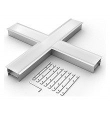 Соединитель угловой X-образный накладной Arlight 030127 S-LUX