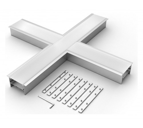 Соединитель угловой X-образный накладной Arlight 030127 S-LUX