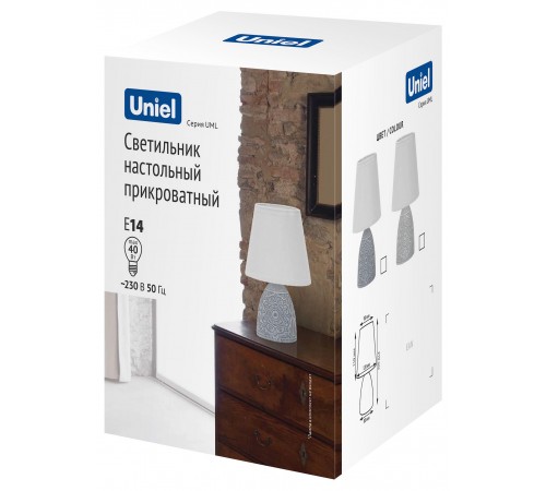Настольная лампа декоративная Uniel UL-00010750 UML-B301