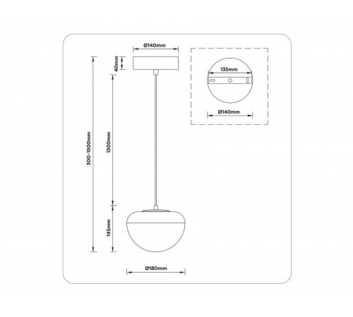 Подвесной светильник Ambrella Light LH12001 LH
