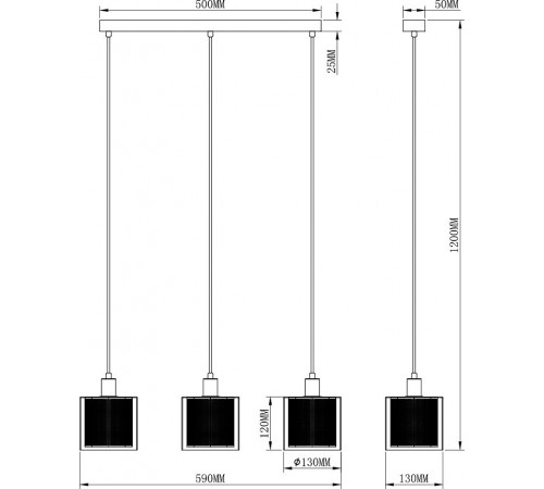Подвесной светильник Moderli V2872-3P Brizzi