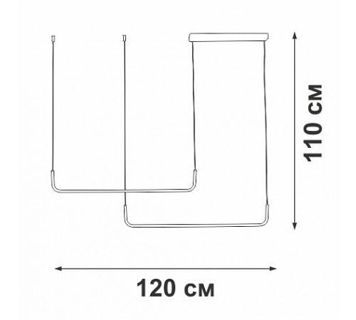 Подвесной светильник Vitaluce V2530-1/2S V2530