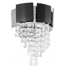 Накладной светильник LUMINA DECO LDW 7045-2 BK+CHR MOLINA