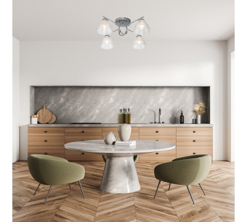 Потолочная люстра Escada 659/4PL Chrome Adonis