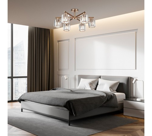 Люстра на штанге Escada 692/6P Сopper Adorn