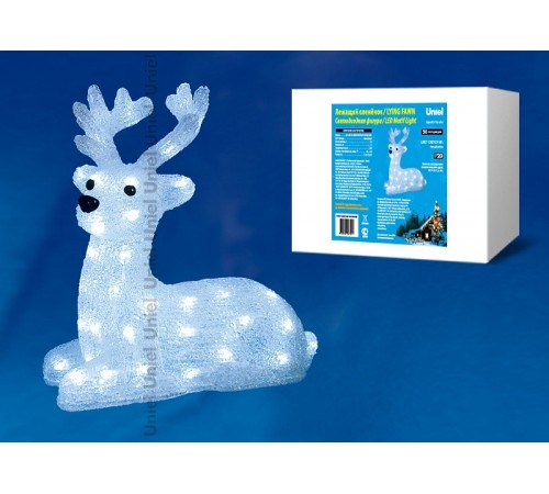 Зверь световой Uniel 09560 Лежащий оленёнок