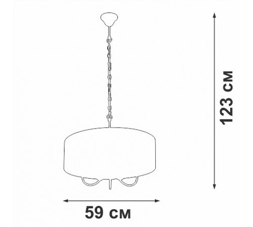 Подвесной светильник Vitaluce V3983-0/5 V3983