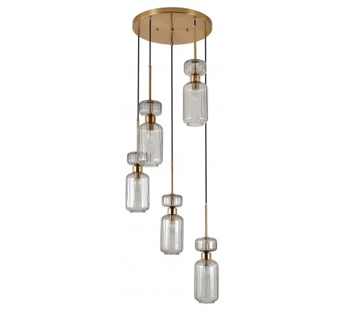 Подвесной светильник Escada 1141/5S Smoke GLOSS