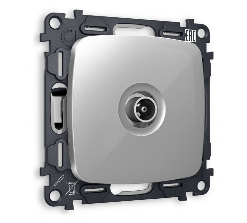 ТВ-розетка проходная без рамки Ambrella Volt MO413030 Quant