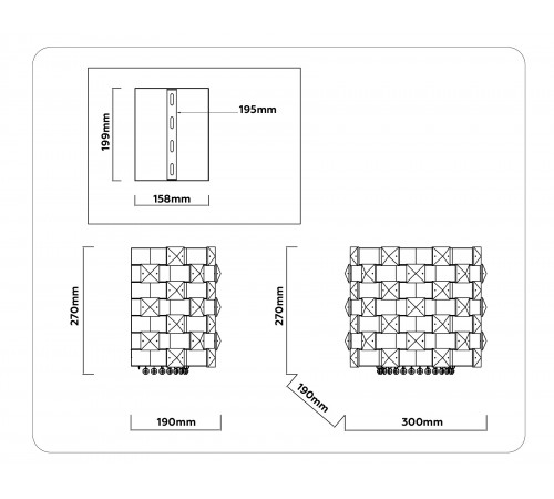 Накладной светильник Ambrella Light LH41012 LH