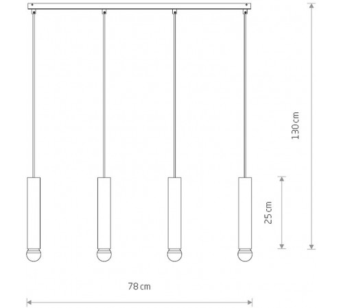 Подвесной светильник Nowodvorski 7854 Baton