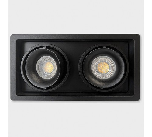 Встраиваемый светильник Italline DE-312 black DE-312