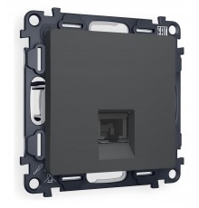 Розетка телефонная RJ-11 со штрокой, без рамки Ambrella Volt MA912030 Quant