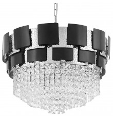 Подвесная люстра LUMINA DECO LDP 7045-600 BK+CHR MOLINA