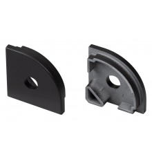 Набор заглушек для профиля с отверстием Arlight 049405 SL-KANT-H20