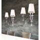 Бра LUMINA DECO LDW 66247-2 WT+CHR Glamour
