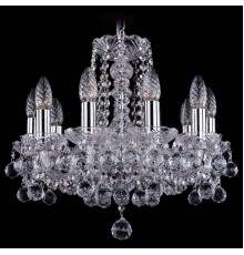 Подвесная люстра Bohemia Ivele Crystal 1402/10/141/Ni/Balls 1402