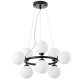 Подвесная люстра LUMINA DECO LDP 6033-9 BK MARSIADA