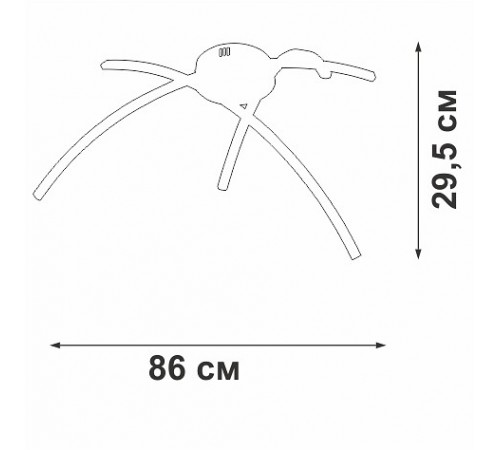 Потолочная люстра Vitaluce V2709-1/3PL V2709