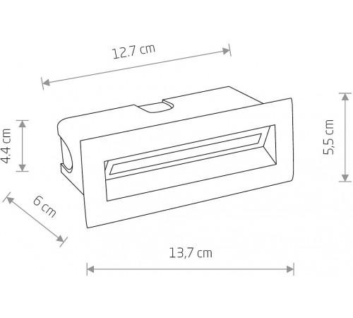 Встраиваемый светильник Nowodvorski 8165 Bay Led
