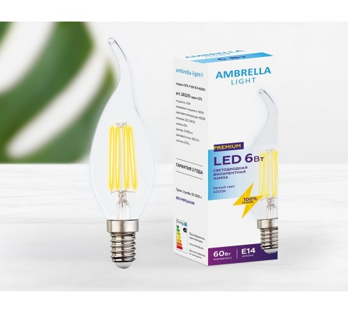 Лампа светодиодная Ambrella Light 202215 C37L