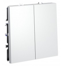Выключатель двухклавишный без рамки Voltum VLS020602 S70