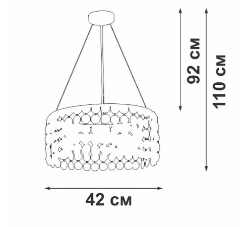 Подвесная люстра Vitaluce V5329-8/3S V5329