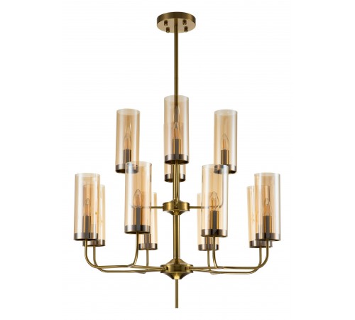 Люстра на штанге Indigo 13014/12R Brass Balletto