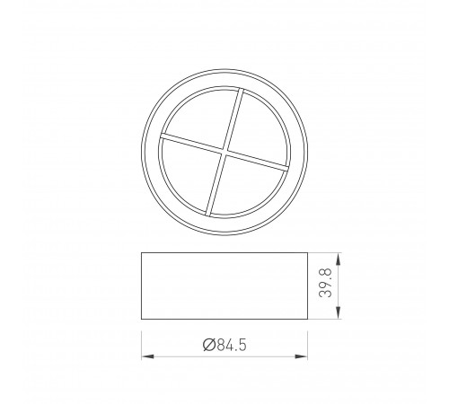 Кольцо декоративное Arlight 046755 CALIPSO