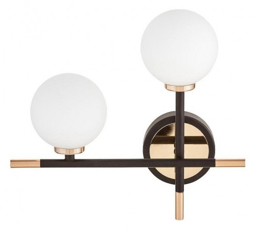 Бра LUMINA DECO LDW 6033N-2 BK+FGD Marsiada