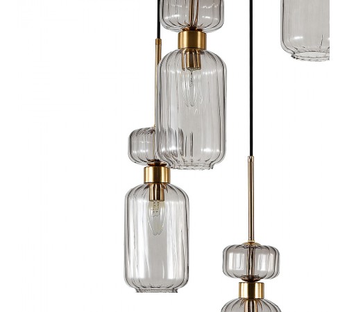 Подвесной светильник Escada 1141/5S Smoke GLOSS