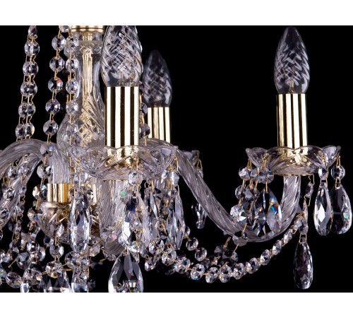 Подвесная люстра Bohemia Ivele Crystal 1402/5/160/G 1402