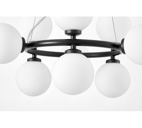 Подвесная люстра LUMINA DECO LDP 6033-9 BK MARSIADA