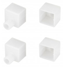 Набор заглушек для профиля с отверстием Arlight 040863 WPH