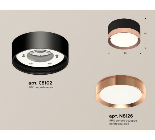 Накладной светильник Ambrella Light XS8102005 XS