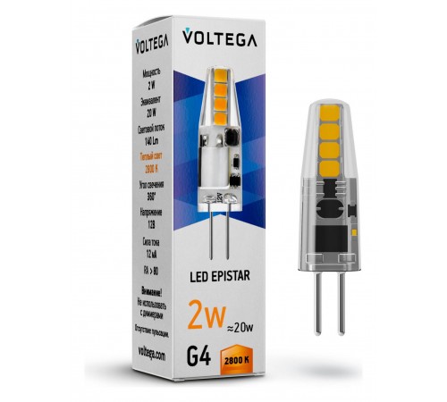 Лампа светодиодная Voltega 7142 Capsule G4