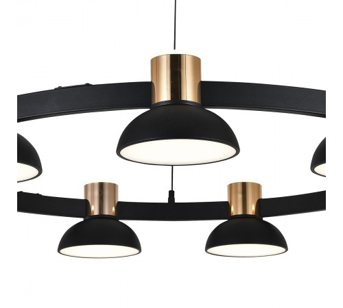 Подвесная люстра Indigo 11059/9P Black Traforo